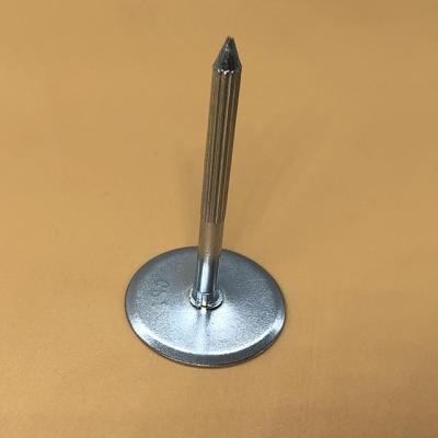 China Stainless Steel Conduit Liner Fasteners Indicator Weld Pins, Stainless Steel Dismountable Iron Gauze Galsswool Round Base Pins for sale