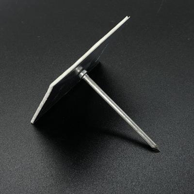 China Flared Insul Steel Hangers Galvanized Self Adhesive Insulation Nails Pins for sale