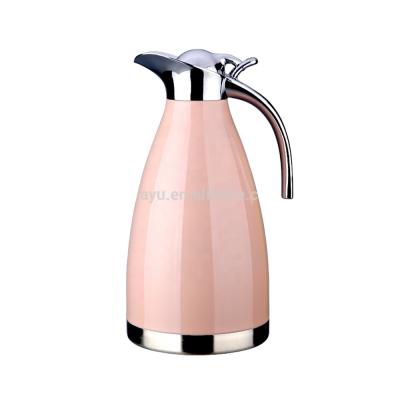 China 18/8 Sustainable Double Wall Vacuum Flask Stainless Steel Coffee Pot With SS304 2.0L for sale