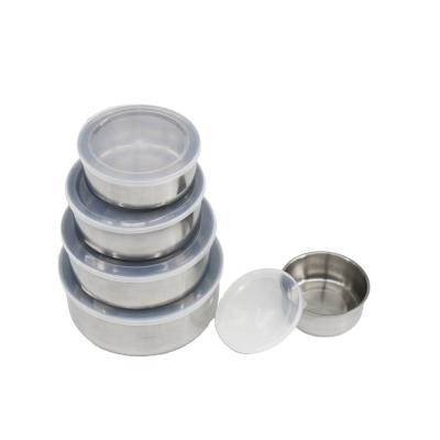 China Airtight Steamable Stainless Steel Food Storage Container Set For Kids And Adults for sale