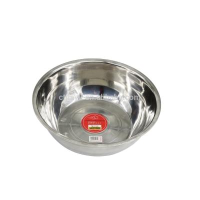 China Sustainable Round Mixing Stainless Steel Metal Basin With Large Capacity for sale