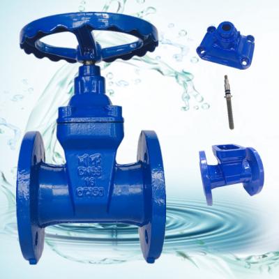 China China General Valves Supplier Price Flange Control Valve Adopts Soft Sealing Technology, Water Valve, Leakage Free Knife Gate Valve for sale