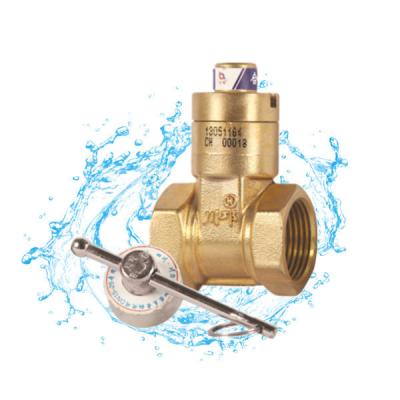 China General Chinese brass anti theft water encryption patent gate valve intelligent opening special tool quality is safe and reliable for sale