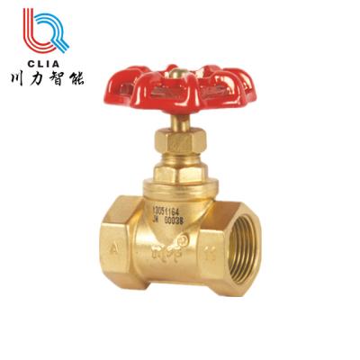 China The general self patented shut-off valve is universal brass water valve with block and control can be opened and closed quickly for sale