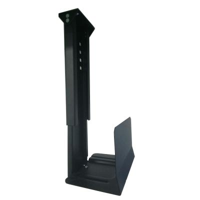 China Black Commercial Furniture Under Desk Cpu Rack Fixed To Office for sale