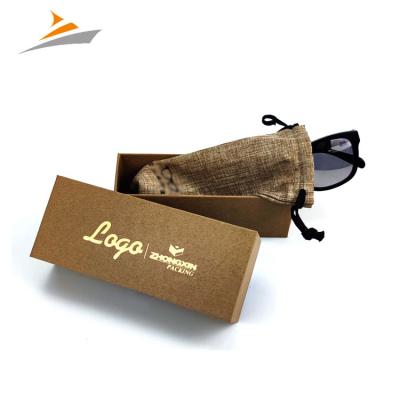 China Environmental Protection Private Label Specialty Paper Recyclable Customized Luxury Rigid Cardboard Sunglass Cover Boxes For Packaging for sale