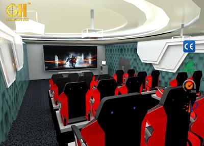 China Electric System 12 / 18 Seats 7D Simulator Cinema With FRP + Steel Material for sale