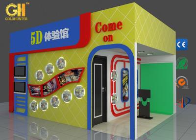 Chine Salle de cinéma interactive du mouvement 5D avec 3D l'écran/24 CE ROHS de sièges à vendre