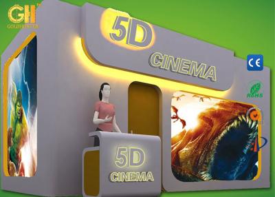 China Outside Cabin Box 5D Movie Theater Rides / 5d Motion Simulator for sale