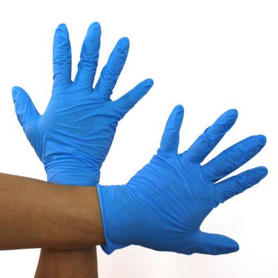 China Comfortable EN455 EN374 Hand Mitt Gloves Nitrile Desechables Nitrile Examination Glov For Medical Use for sale