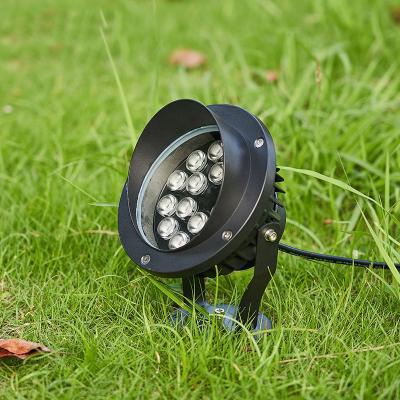 China LANDSCAPE Low Voltage 12V Led Lawn Lights In Ground 3w 5w 7w 9w Waterproof IP67 Led Lawn Lights In Ground Wire Lawn Stake Lights for sale