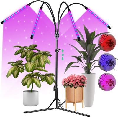 China Seed starting zhong shan led grow light with tripod DC5V USB 80 LED full spectrum gooseneck led indoor plant light for sale