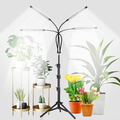 China Factory direct sale seed starting leu ming jia led factory light with tripod stand 80 LED full spectrum dimmable LED grow light for sale