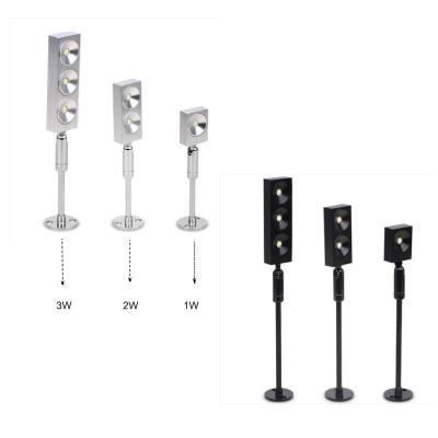 China Modern LED Spotlights Mini Ceiling Down Lights 1W 3W AC85-265v Outdoor Mounted Bulbs For Cabinet Counter Showcase Jewelry Display DC12V for sale