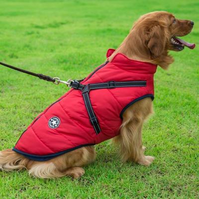 China Wholesale Sustainable Dog Coat Large Winter Waterproof Dog Clothes Jacket For Small Medium Large Dog Clothes for sale