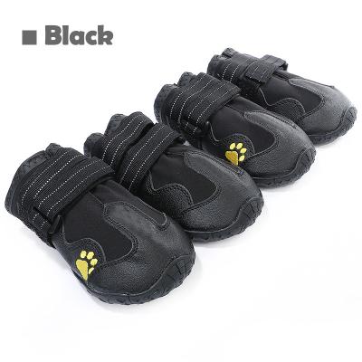 China 2021 Viable Hot Selling Pet Products Personalized Logo Custom Big Dog Waterproof Shoes For Dogs for sale