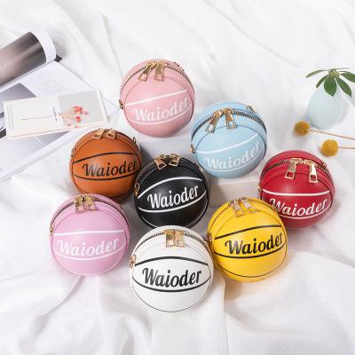 China Latest Women Mini Kids Purse Basketball Purse Girls Fancy Design High Quality Bags Women Handbags for sale