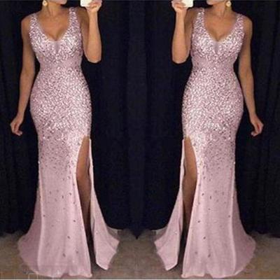 China 2022 Anti-Static Shiny Evening Dress Evening Gowns Evening Dresses For Woman for sale