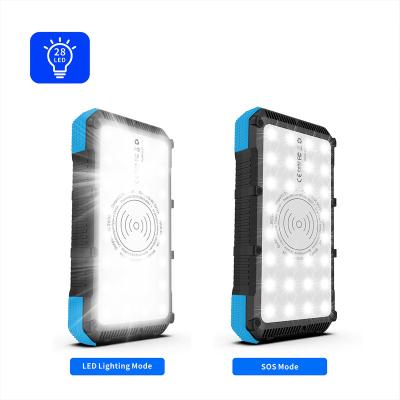 China Mobile Phone/PSP/Tablet/GPS/MP3/4/Camera/Laptop 2022 Product Trending Portable Wireless Solar Power Bank 26000mAh Large Capacity Phone Charger 4 USB QC3.0A Output for sale