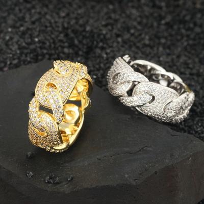 China Missjewelry Hip Hop Italian Mens Gold Rings Designs, Dubai Gold Thumb Mens Rings Jewelry for sale