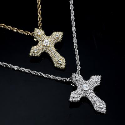 China Miss Hiphop Jewelry 2020 Design Update New Large Innovative Gold Infinity Cross Pendants for sale