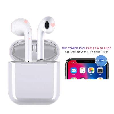 China With case original factory earphone i7s i10 i11 i9s i12 charging wireless earphone tws earbuds for sale