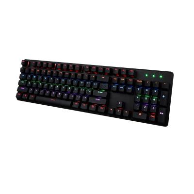 China Plug and Play 104 Key Full-Anti-Ghosting RGB Gaming Keyboard Mechanical For Gamer for sale