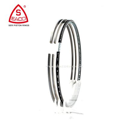 China Pickup truck piston ring assembly for ISUZU RZ4E-TC 8-98333-347-0 80mm for sale