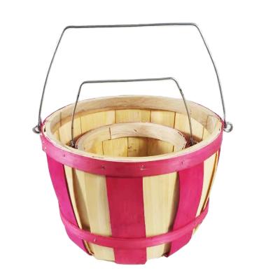 China Factory direct sale high quality natural wooden fruit baskets viable hot storage baskets for sale