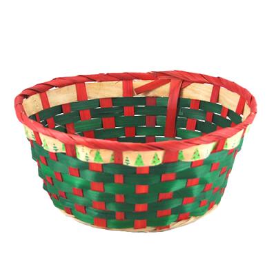 China Sustainable Factory Outlet Bamboo Christmas Basket For Manufacturer Supplier for sale