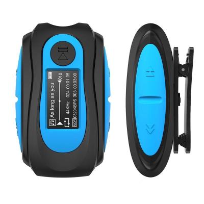 China IPX8 FM Radio IPX8 8GB Swimming Waterproof MP3 Music Player With Sports Rotatable Clip for sale