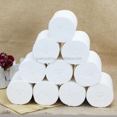 China Virgin Wood Pulps Coreless Bulk Packing Toilet Paper / Cheapest Budget Small Toilet Paper Roll / Bulk Toilet Paper Roll for sale