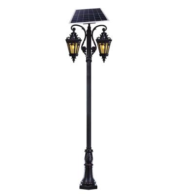 China LANDSCAPE Manufacturer Direct Selling Decorative Garden Yard Pathway Pole Mounted Led Solar Light for sale