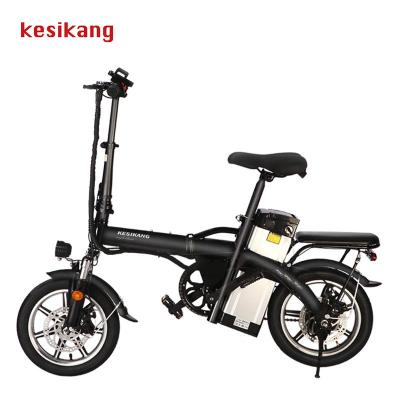 China Aluminum Alloy Door To Door Electric Folding Bicycle , Driving Utility Electric Bicycle for sale