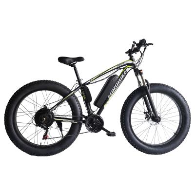 China Aluminum alloy 21 speed electric mountain bike/aluminum frame 350w 48V electric bicycle,26