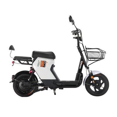 China Carbon steel an electric motorcycle with a comfortable back and rear seat ebike for sale