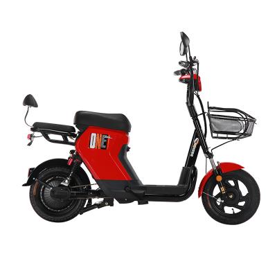 China 14 inch fat tire steel front and rear double shock comfort electric bike for sale