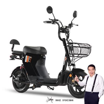 China Carbon steel an electric motorcycle with a comfortable big saddle electric bicycle for sale