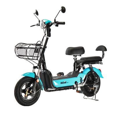 China Portable and Comfortable 12AH 48V Steel Lead Acid Battery Electric Bike for sale