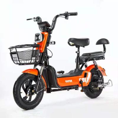 China Carbon steel vacuum tire front and rear double shock absorption electric bicycle for sale