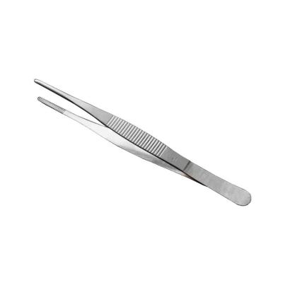 China Hot Sales Convenient 12.5cm 304 Stainless Steel Forceps Tweezers Hardware Tools Surgical Forceps For Lab for sale