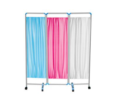 China Convenient High Quality Low Price 3/4/5/6 Ward Hospital Folding Screen 4 Times for sale