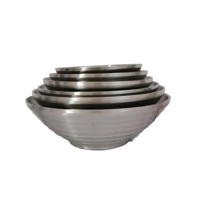 China Convenient Wholesale Low Price Practical Ramen Noodle Stainless Steel Mixing Bowl Set for sale