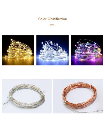 China RGB Led Light 8 Modes 10m 20M 100 200 Dimmable LED String Fairy Lights For Wedding Christmas Party Holiday Light for sale