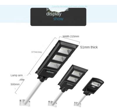 China Good ROAD Performance Outdoor ABS All In One Waterproof Ip65 300w UFO LED Solar Street Light With Sensor for sale