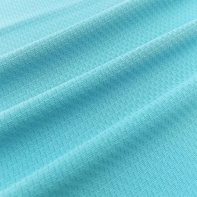 China Anti UV Textured Knit Fabric Polyester Jacquard Fabric For T-Shirt Pants Te koop