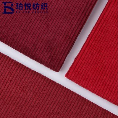 Cina Hot Selling Best Quality 100 Cotton 330G Corduroy Velvet Fabric Shrink-Resistant For Garment in vendita