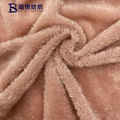 China North Pole Blanket Fleece Fabric Plush 180CM Width For Winter Clothes zu verkaufen