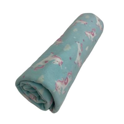 中国 Super Soft Printed Fleece Fabric Customized Color Medium Weight 販売のため