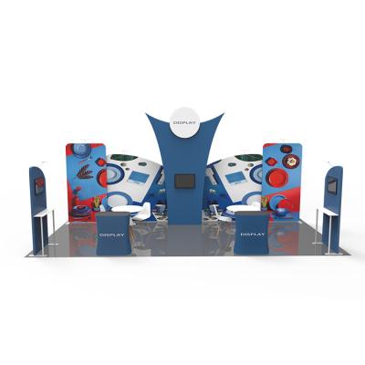 China Lightweight And Portable Easy Assemble Portable 3x3 3x6 Trade Show Exhibition Booth for sale